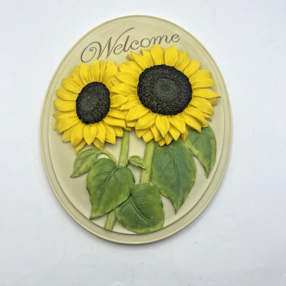 Ibis and Orchid Design Sunflower Bonded Wall Plaque